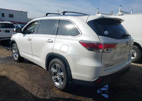 2015 Toyota Highlander Limited Platinum V6 z USA, uszkodzony, nr VIN 5TDDKRFH1FS207676